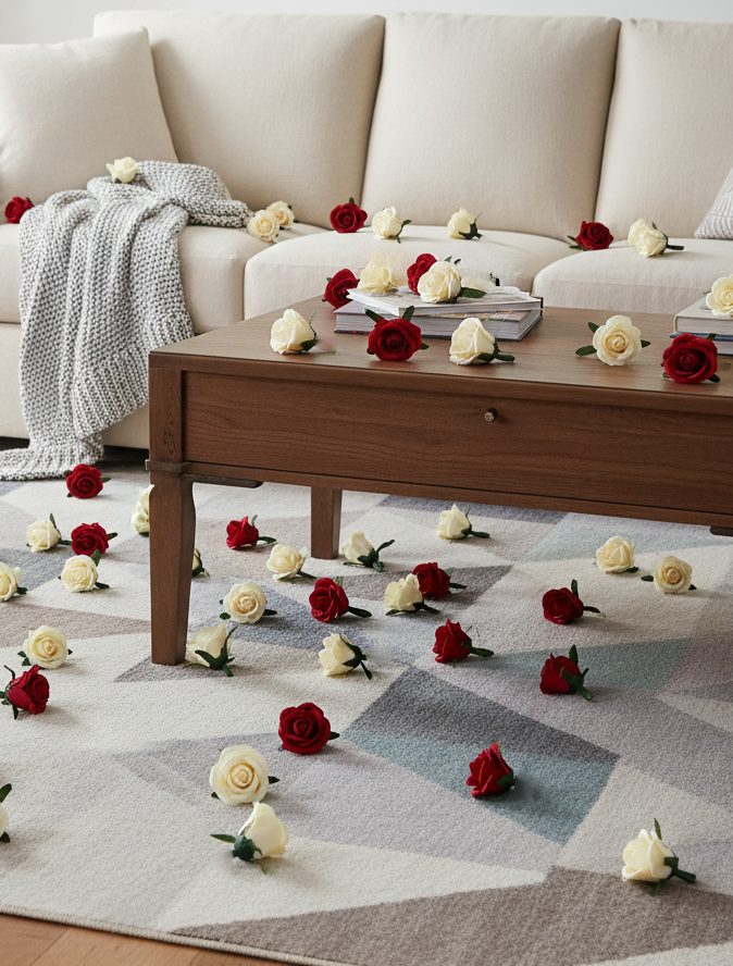 Квыти голівки троянд декор