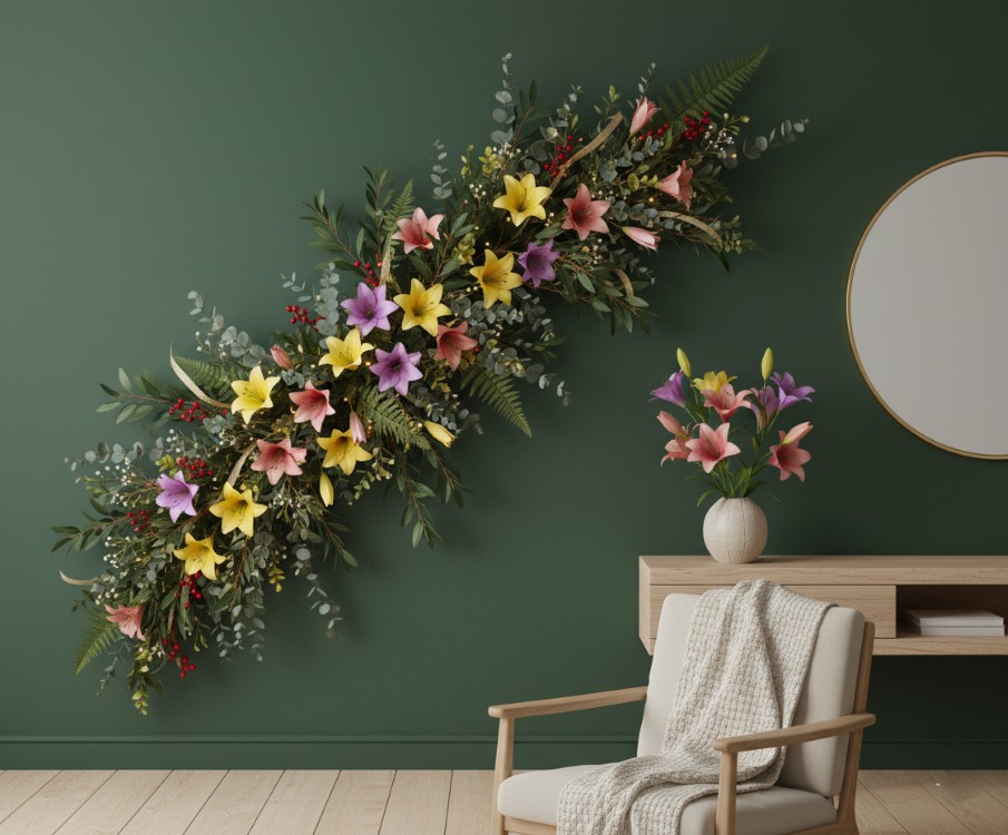 Квіти лілія голівки 005